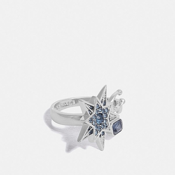 Coach Jewelry - Coach Adjustable Signature Star Ring
